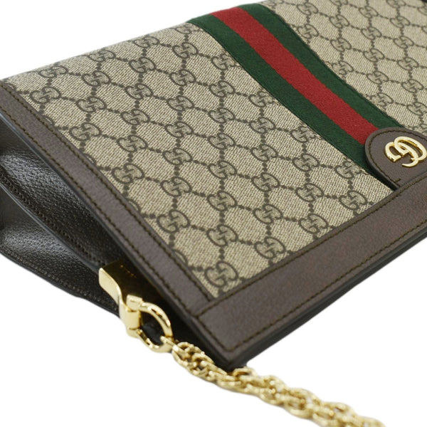 GUCCI Ophidia Medium GG Supreme Canvas Shoulder Bag Beige  503876