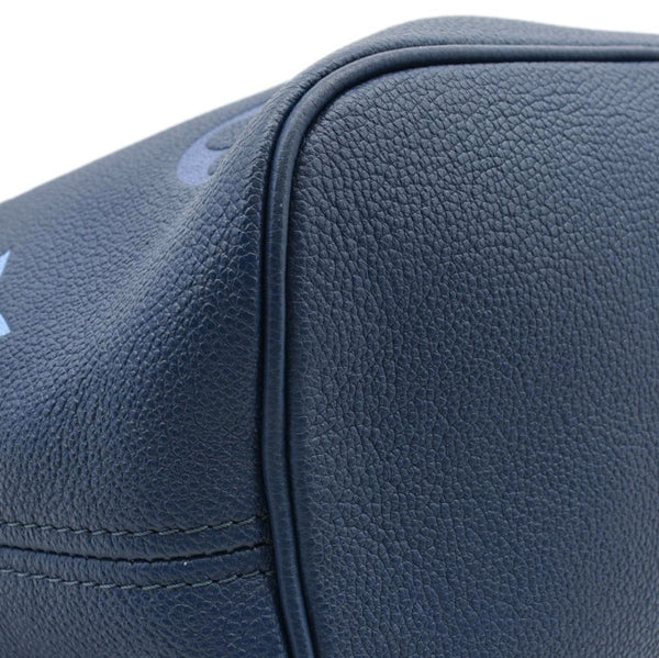 LOUIS VUITTON Neverfull MM Monogram Empreinte Tote Bag Gradient Blue