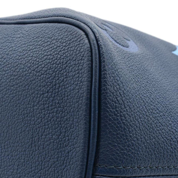 LOUIS VUITTON Neverfull MM Monogram Empreinte Tote Bag Gradient Blue