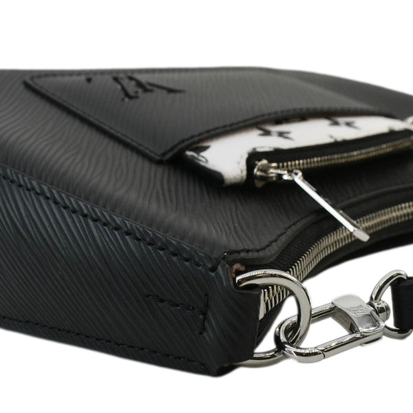 LOUIS VUITTON Marelle Epi Leather Shoulder Bag Black