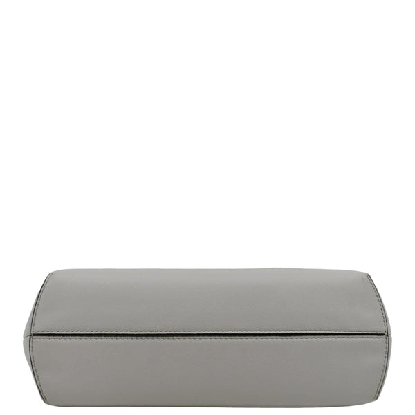 FENDI First Small Nappa Leather Shoulder Bag Light Gray