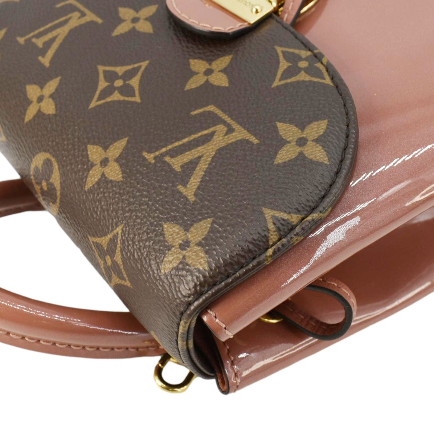 louis vuitton backpack pink inside LOUIS VUITTON Hot Springs Patent Monogram Backpack Pink