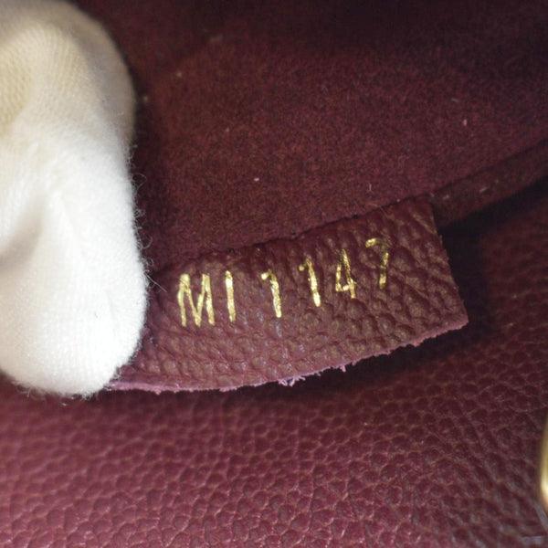 LOUIS VUITTON Florine Monogram Canvas Shoulder Bag Burgundy