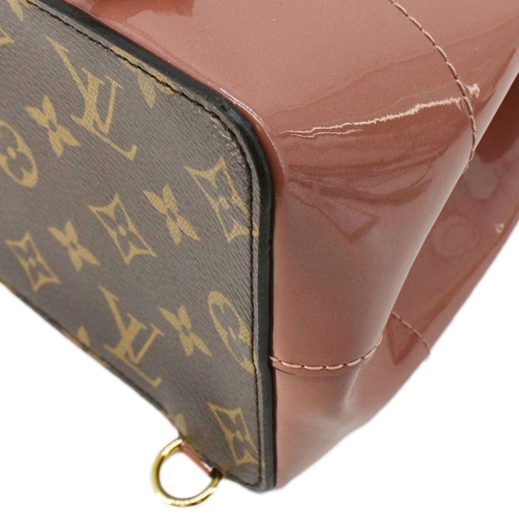 louis vuitton backpack pink inside LOUIS VUITTON Hot Springs Patent Monogram Backpack Pink