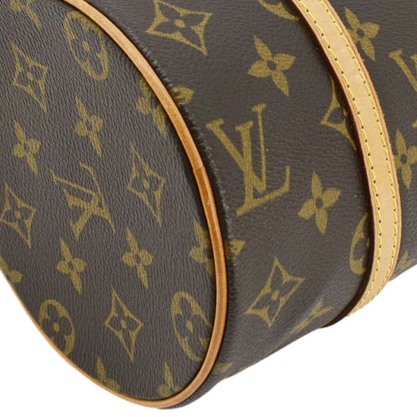 LOUIS VUITTON Papillon 26 Monogram Canvas Satchel Bag Brown