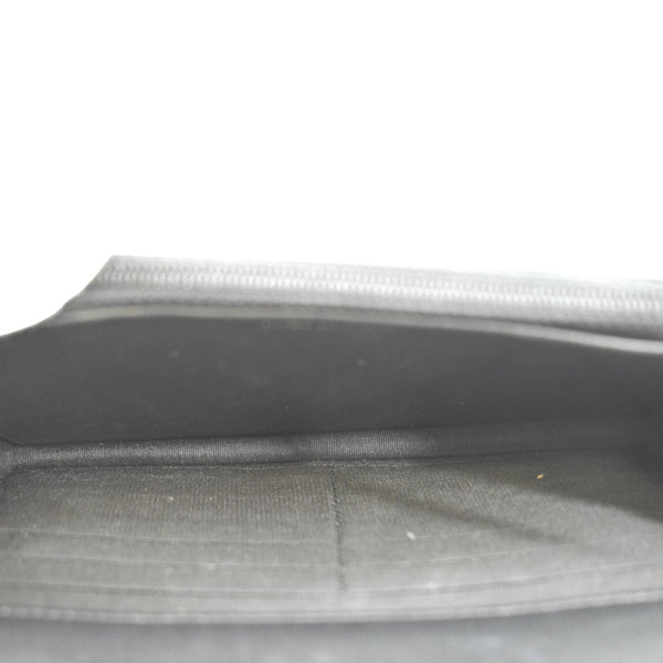 CHANEL Boy Flap Woven Raffia Leather Shoulder Bag Black