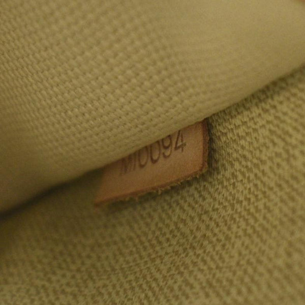 LOUIS VUITTON Deauville Bowling Monogram Canvas Satchel Bag Brown