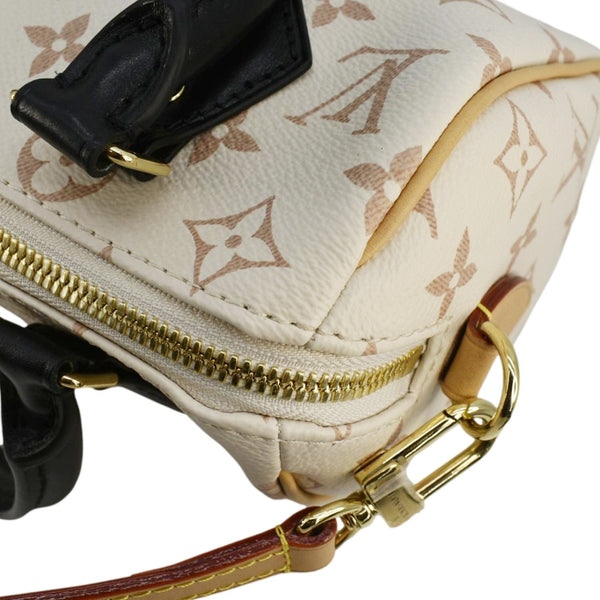 LOUIS VUITTON Speedy 20 Bandouliere Monogram Dune Canvas Crossbody Bag Sand