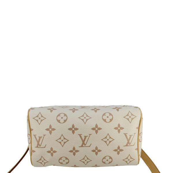 LOUIS VUITTON Speedy 20 Bandouliere Monogram Dune Canvas Crossbody Bag Sand