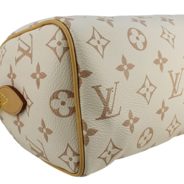 LOUIS VUITTON Speedy 20 Bandouliere Monogram Dune Canvas Crossbody Bag Sand
