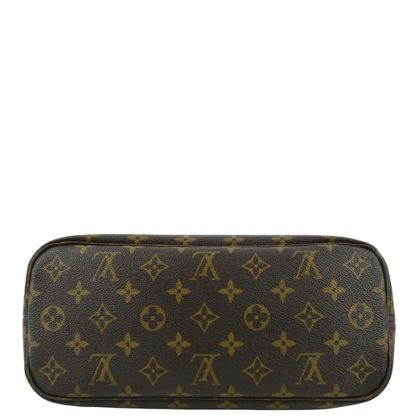 LOUIS VUITTON Neverfull PM Monogram Canvas Tote Bag Brown