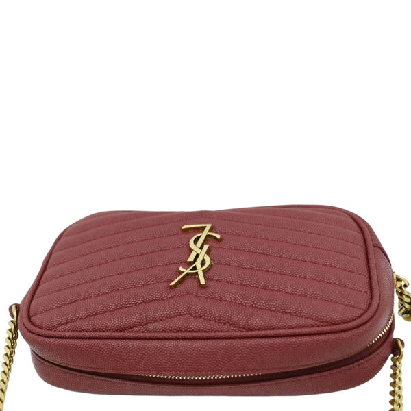 YVES SAINT LAURENT Red Crossbody Bag overall view