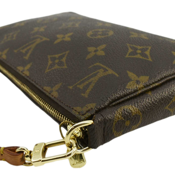 LOUIS VUITTON Pochette Accessoires Monogram Canvas Pouch Brown