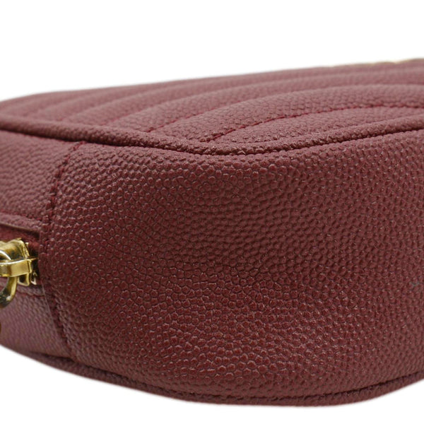 YVES SAINT LAURENT Red Crossbody Bag lower left corner view