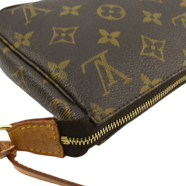 LOUIS VUITTON Pochette Accessoires Monogram Canvas Pouch Brown