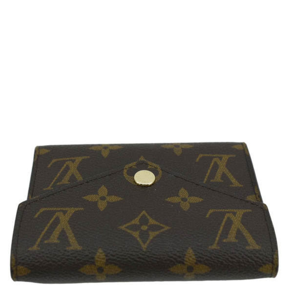 LOUIS VUITTON Victorine Monogram Canvas Wallet Brown