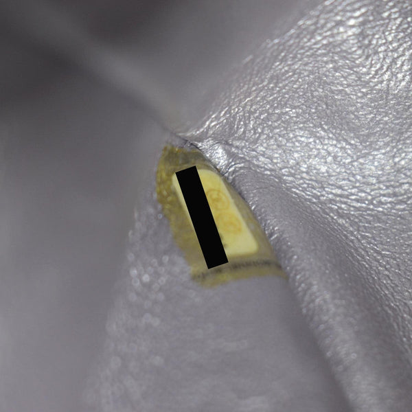 CHANEL Jumbo Flap Quilted Leather Shoulder Bag Silver