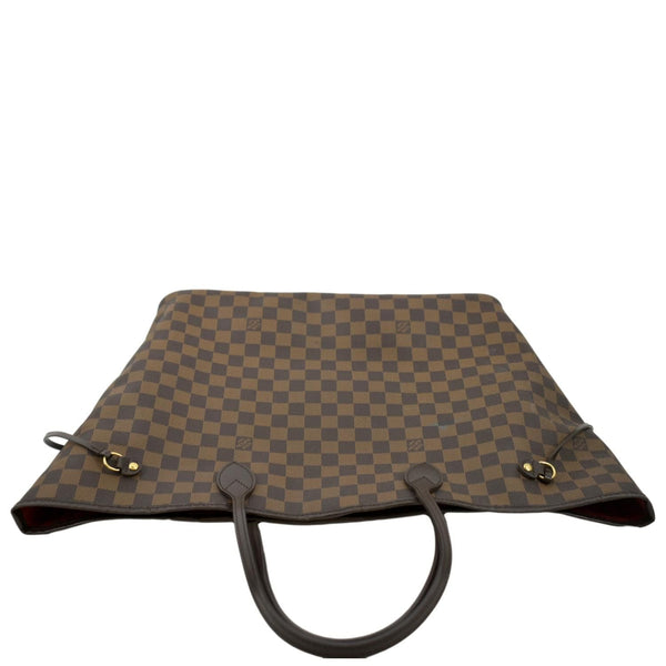 LOUIS VUITTON Neverfull GM Damier Ebene Tote Shoulder Bag Brown