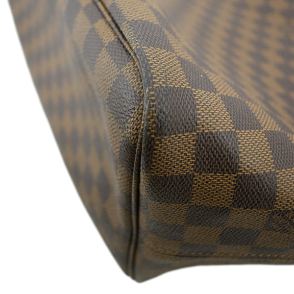 LOUIS VUITTON Neverfull GM Damier Ebene Tote Shoulder Bag Brown