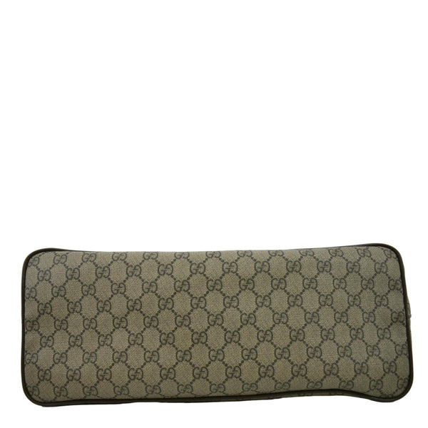 GUCCI Courrier Soft GG Supreme Canvas Tote Shoulder Bag Beige 474085