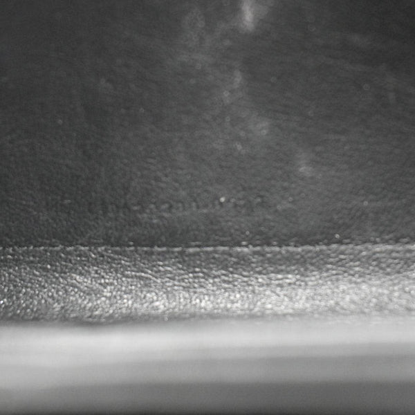 YVES SAINT LAURENT WOC Mixed Matelasse Leather Shoulder Bag Black