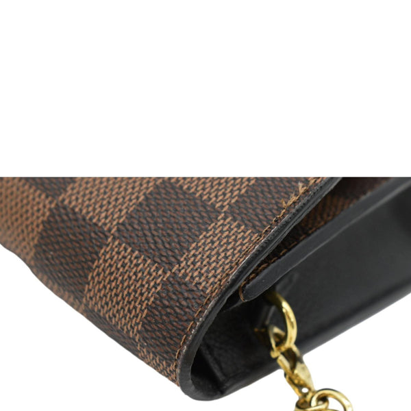 LOUIS VUITTON Vavin PM Damier Ebene Shoulder Bag Brown