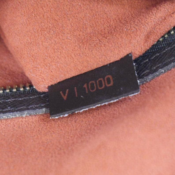 LOUIS VUITTON Triana Damier Ebene Satchel Bag Brown