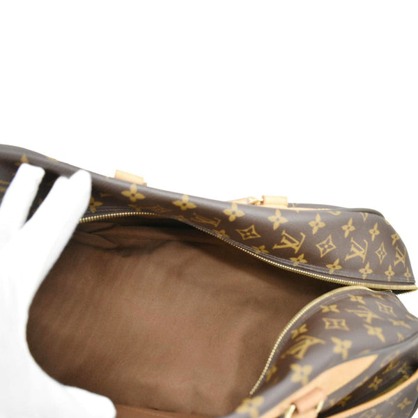 LOUIS VUITTON Eole 50 Monogram Canvas Rolling Luggage Bag Brown