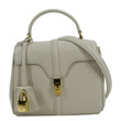 CELINE Laminated Small 16 Leather Shoulder Bag Limestone