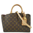 LOUIS VUITTON Petit Palais Monogram Canvas Shoulder Bag Brown