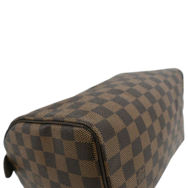 LOUIS VUITTON Speedy 25 Damier Ebene Satchel Bag Brown