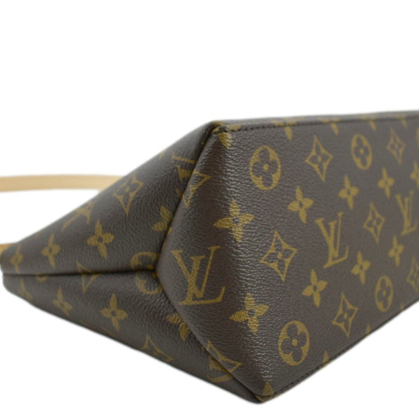 LOUIS VUITTON Petit Palais Monogram Canvas Shoulder Bag Brown