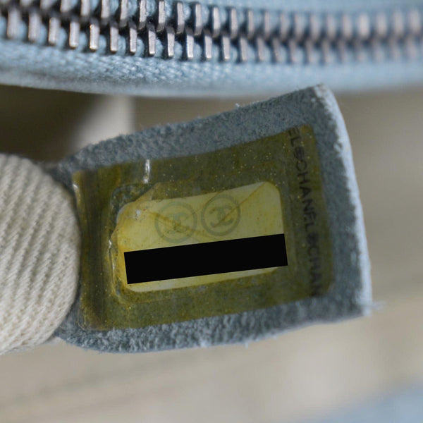 CHANEL Classic Flap Quilted Leather Shoulder Bag Light Blue