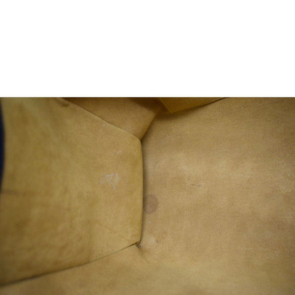 LOUIS VUITTON Onthego GM Monogram Empreinte Leather Tote Bag Black