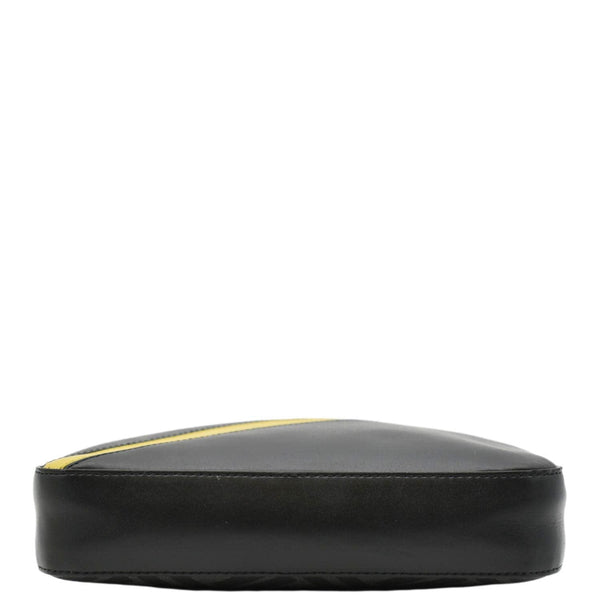 FENDI Diagonal Medium FF Zucca Canvas Camera Case Crossbody Bag Black