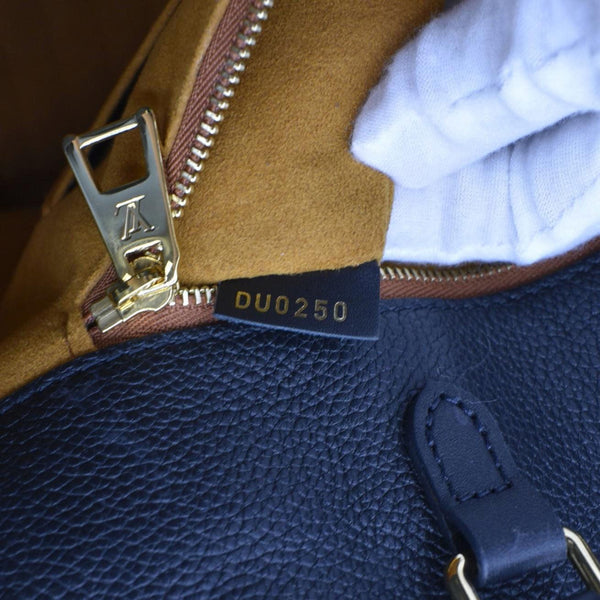 LOUIS VUITTON Onthego GM Monogram Empreinte Leather Tote Bag Black