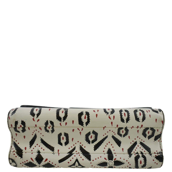 LOUIS VUITTON LV Twist Graphic MM Leather Shoulder Bag Black