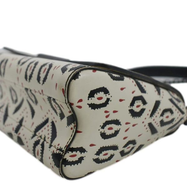 LOUIS VUITTON LV Twist Graphic MM Leather Shoulder Bag Black