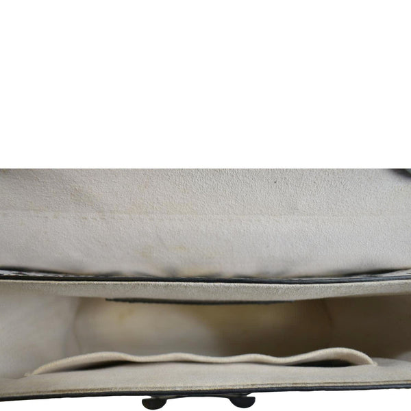 LOUIS VUITTON LV Twist Graphic MM Leather Shoulder Bag Black