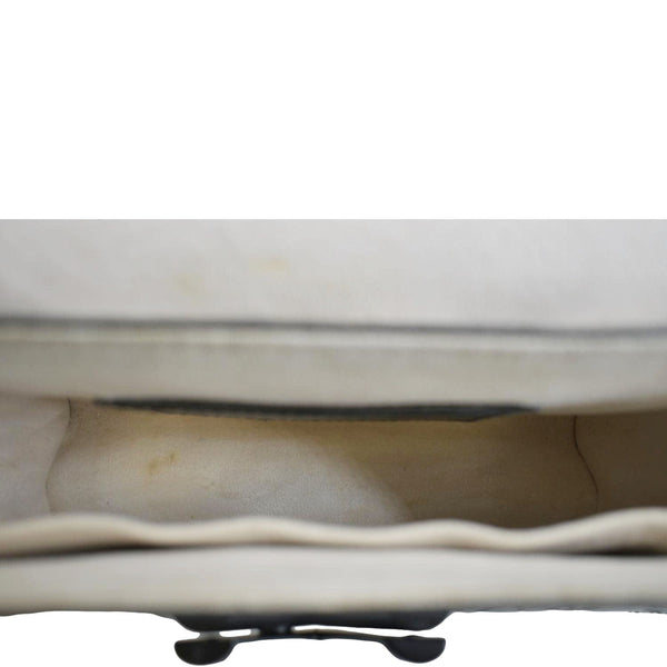 LOUIS VUITTON LV Twist Graphic MM Leather Shoulder Bag Black