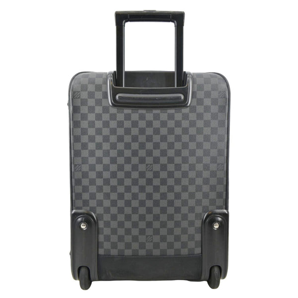 LOUIS VUITTON Pegase 55 Damier Graphite Business Suitcase Travel Bag Black