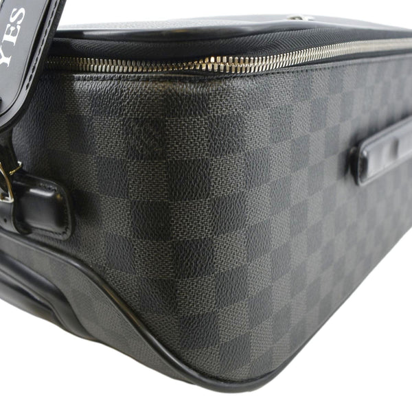 LOUIS VUITTON Pegase 55 Damier Graphite Business Suitcase Travel Bag Black