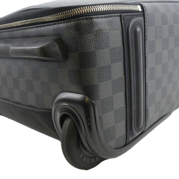 LOUIS VUITTON Pegase 55 Damier Graphite Business Suitcase Travel Bag Black