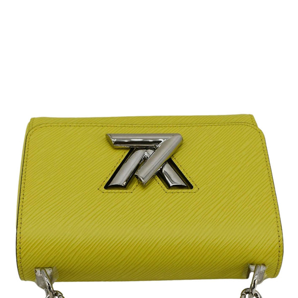 LOUIS VUITTON Twist PM Epi Leather Crossbody Handbag top view
