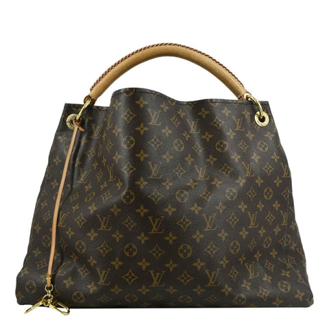 LOUIS VUITTON Artsy GM Monogram Canvas Hobo Bag Brown