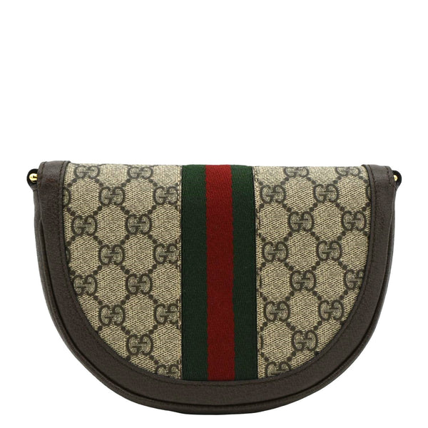 GUCCI Ophidia Mini GG Supreme Canvas Shoulder Bag Beige 757309
