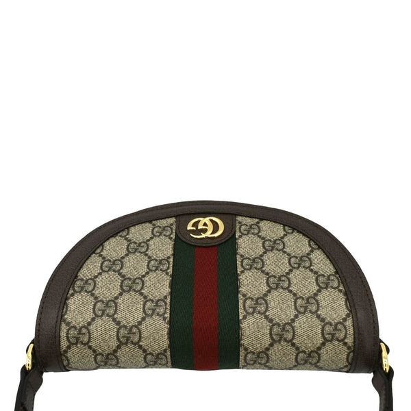 GUCCI Ophidia Mini GG Supreme Canvas Shoulder Bag Beige 757309