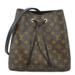 LOUIS VUITTON Neonoe Monogram Canvas Shoulder Bag Brown