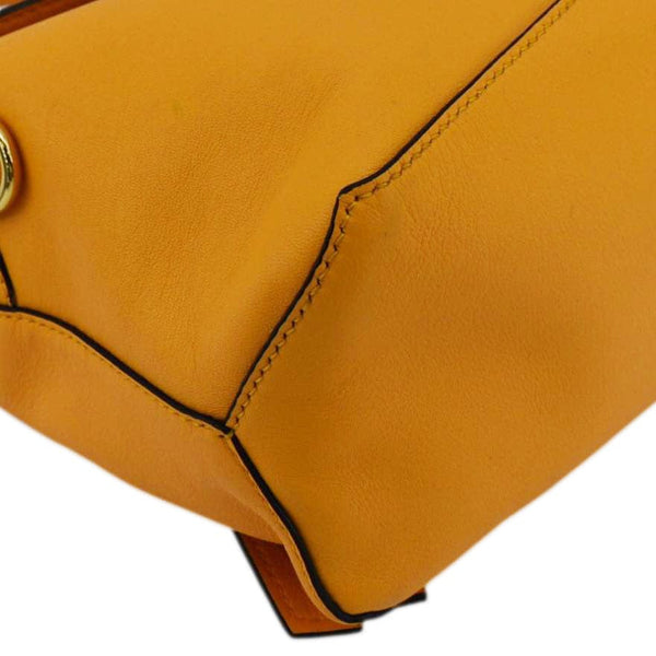 LOEWE Puzzle Leather Shoulder Bag Yellow