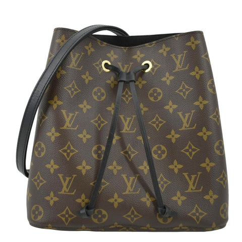 LOUIS VUITTON Neonoe Monogram Canvas Shoulder Bag Brown